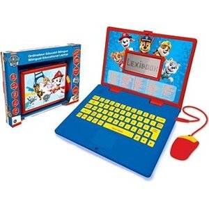 Lexibook Labková patrola Dvojjazyčný vzdelávací notebook nemčina/angličtina, 124 aktivít