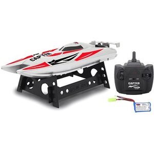 Loď Capter Speedboot biela/červená LiPo 7,4V 2,4 GHz