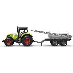 Rappa traktor plastový so zvukom a svetlom s vlečkou na postrek