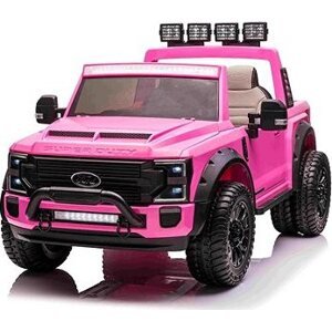 Elektrické autíčko Ford Super Duty 24 V, ružové
