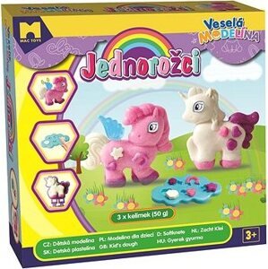 Veselá modelovacia hmota jednorožce