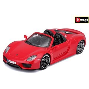 Bburago 1:24 Plus Porsche 918 Spyder Red