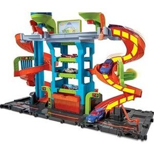 Hot Wheels City Color Shifters Autoumývačka so špirálou