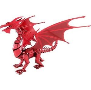 Metal Earth 3D puzzle Červený drak (ICONX)