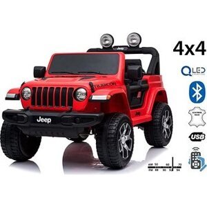 Jeep Wrangler Rubicon, červené