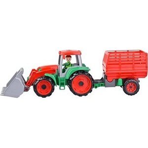 Truxx Traktor s prívesom na seno, ozdobný kartón