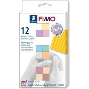 Fimo soft sada 12 farieb Pastel