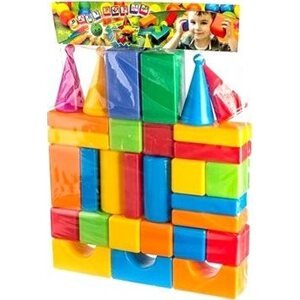 Teddies Stavebnica kocky veľké 30 ks