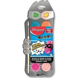 Maped Color Peps Vodové farby, 12 farieb