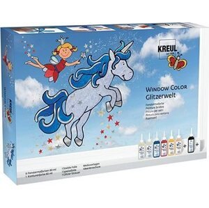 Kreul Farby na sklo Window Color Glitter Fantasy