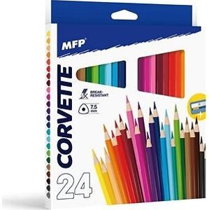 MFP Pastelky MFP 24 ks triangular so strúhadlom