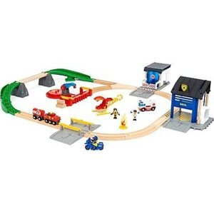 BRIO WORLD 36025 Vlaková súprava záchranárskeho tímu