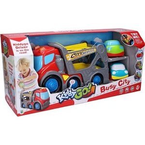 Kiddy Auto odťahovka s efektmi 31 cm 2 autá 9 cm