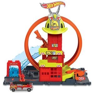 Hot Wheels City Super, hasičská stanica so slučkou