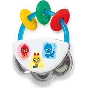BABY EINSTEIN Tamburína s hrkálkou 3m+