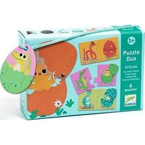 DJECO Puzzle Funny eggs