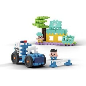 Mini Waffle City Policajné auto a klenotníctvo 80 ks