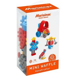 Mini Waffle Constructor Modré 70 ks