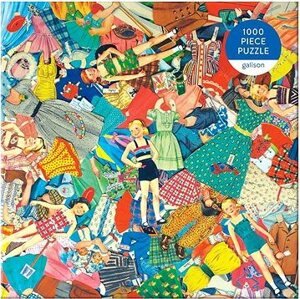 GALISON Puzzle Umenie – Papierové bábiky 1000 dielikov