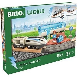 BRIO Herné sady 36011 Vlaková sada s turbo vlakom