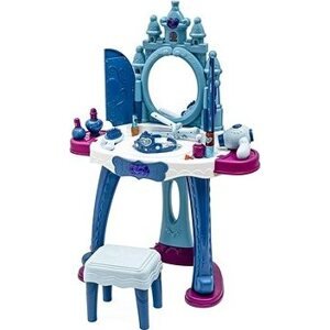 BABY MIX Detský toaletný stolík ľadový svet so svetlom, hudbou a stoličkou