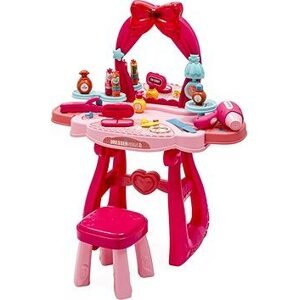 BABY MIX Detský toaletný stolík s hudbou a stoličkou