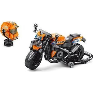 Wiky motorka s prilbou 17 cm