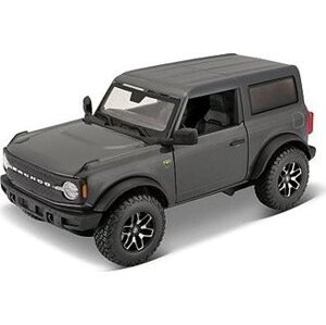Maisto 2021 Ford Bronco, metal tmavosivý
