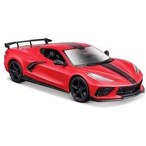 Maisto 2020 Chevrolet Corvette Stingray Coupe, červený