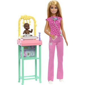 Barbie Povolanie s bábikou pediatričkou a doplnkami