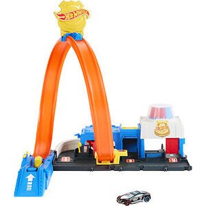 Hot Wheels City Super policajná stanica a angličák