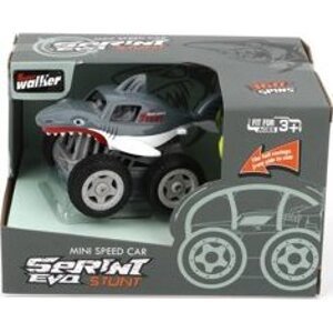 Alltoys Mini auto žralok šedej