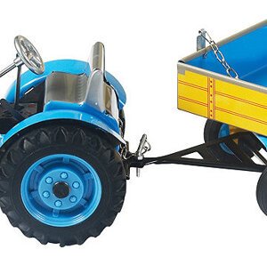 Kovap Traktor Zetor s valníkom na kľúčik modrý