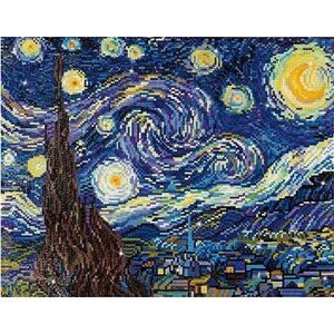 Diamond Dotz Diamantové maľovanie – Hviezdna noc podľa van Gogha