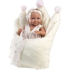 Llorens 73814 New Born dievčatko – reálne bábätko s celovinylovým telom – 40 cm