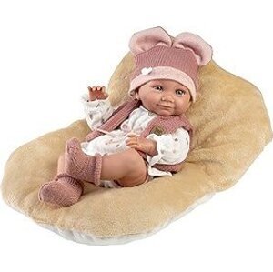 Llorens 73816 New Born dievčatko – reálne bábätko s celovinylovým telom – 40 cm