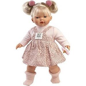 Llorens 33158 Roberta – reálna bábika so zvukmi a mäkkým látkovým telom – 33 cm