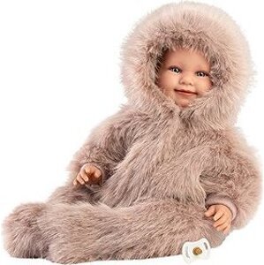 Llorens 74506 New Born – reálne bábätko so zvukmi a mäkkým látkovým telom – 45 cm