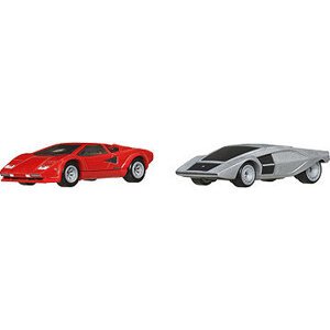 Hot Wheels Sada 2 ks prémiových angličákov, Lancia/Lambo