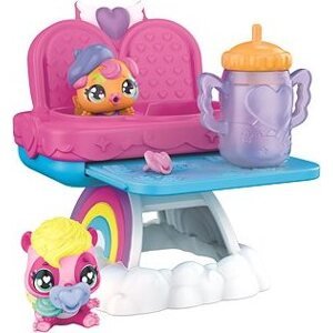 Hatchimals hracia súprava s kŕmiacou stoličkou pre zvieratká