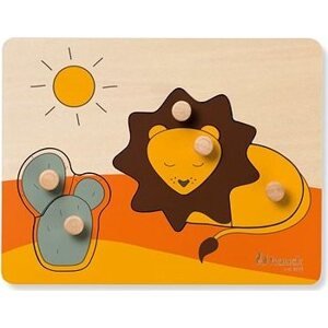 Drevené puzzle – Lev