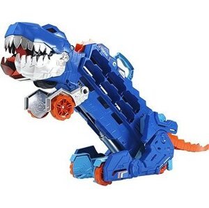 Hot Wheels City T-Rex ťahač so svetlami a zvukmi