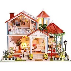 Dvěděti Miniatúra domčeku Dom farebné glazúry