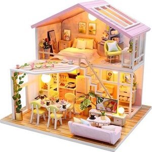 Dvěděti Miniatúra domčeku Dom kľudných chvíľ