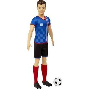 Barbie Futbalová bábika – Ken v modrom drese
