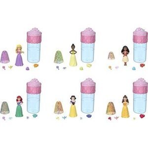 Disney Princess Color Reveal Kráľovská malá bábika s kvetmi
