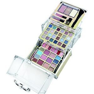 Kozmetický kufrík akrylátový zlatý Glam