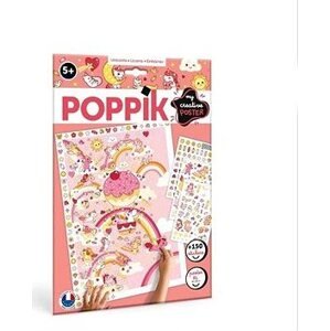 POPPIK Kreatívna samolepková sada Jednorožce