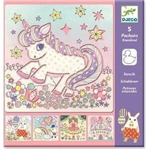 Djeco Šablóny Kawaii Land