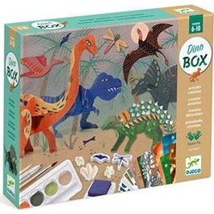 Djeco Luxusná výtvarná sada Dinosaury